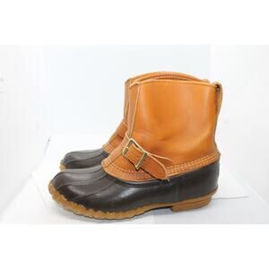 L. L. Bean Women's Leather / Rubber Maine Hunting Duck Boots sz 7